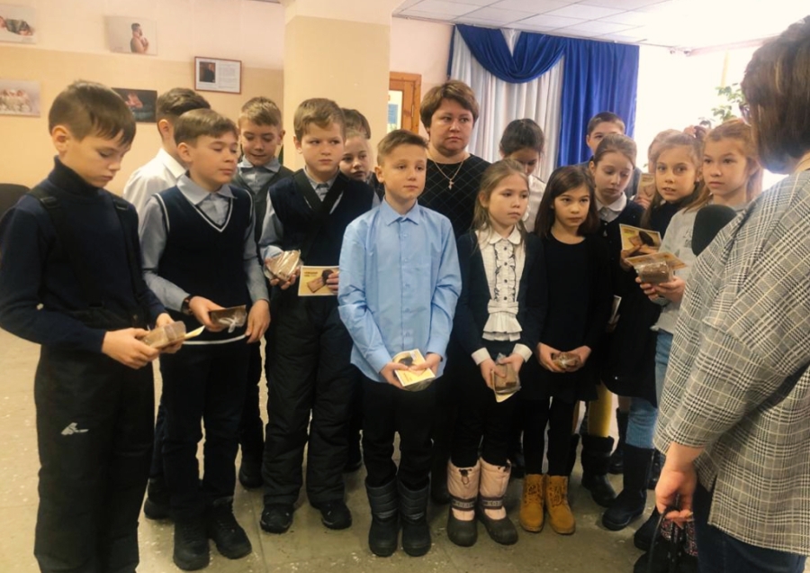 Акция Блокадный хлеб 27 января 2020 года в Центральной городской библиотеке Вилючинска